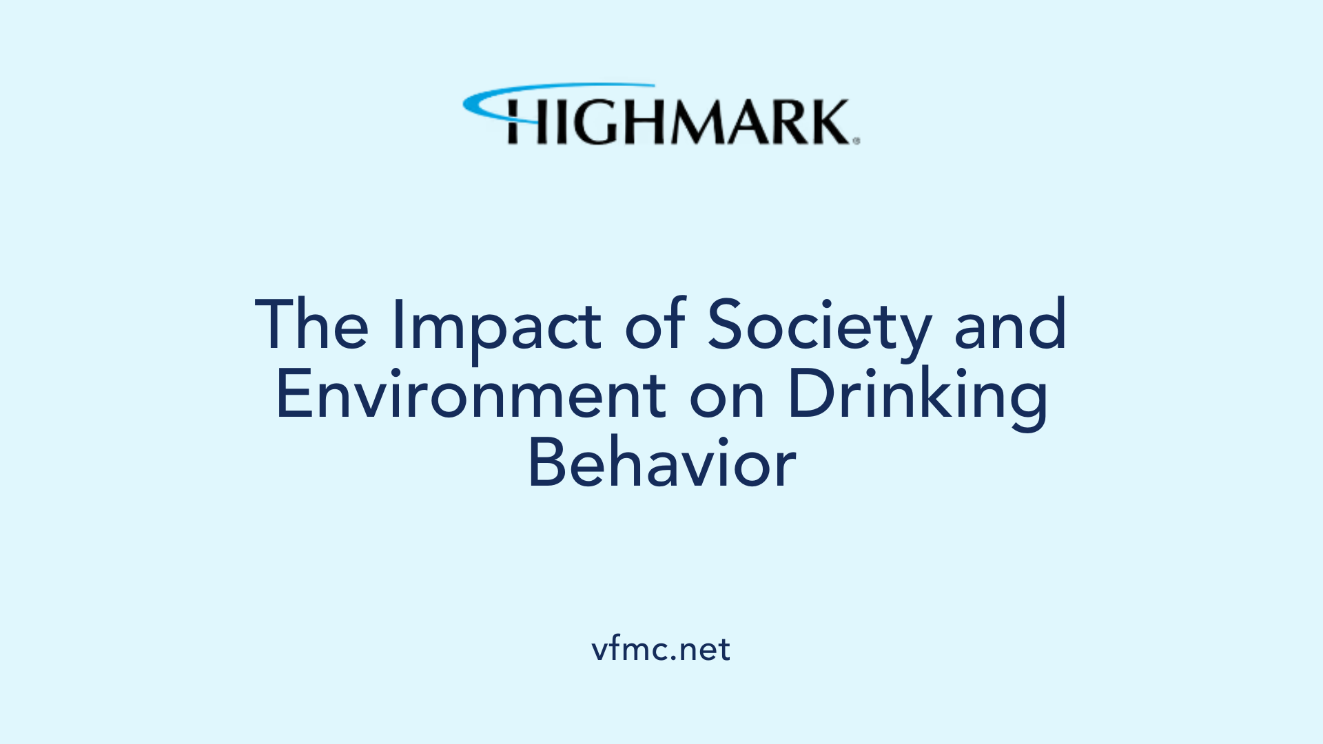 The Impact of Society and Environment on Drinking Behavior