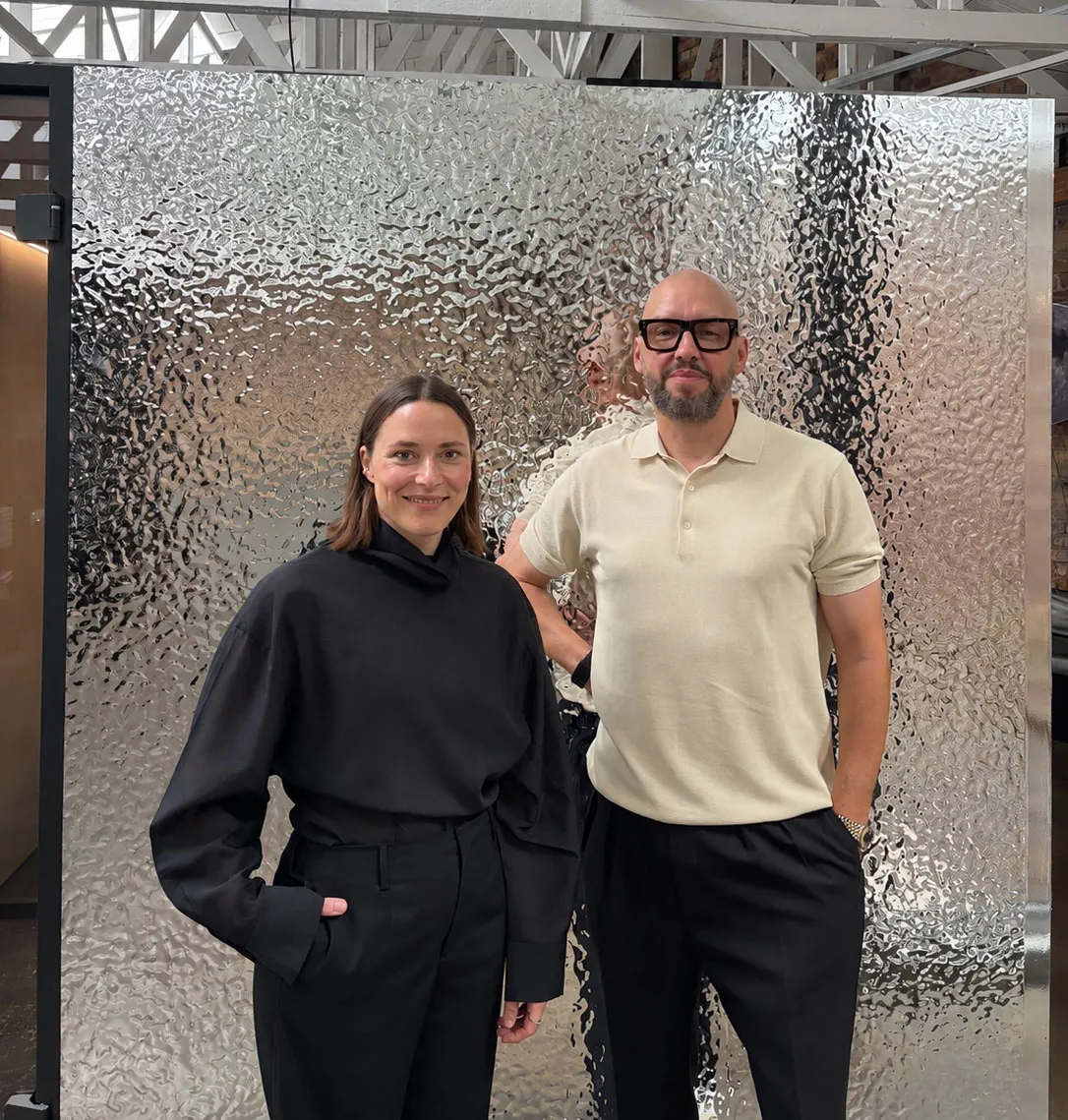 Isabell Battenfeld, Leitung des neuen bkp Standorts Frankfurt am Main, und Heiner Kolde
