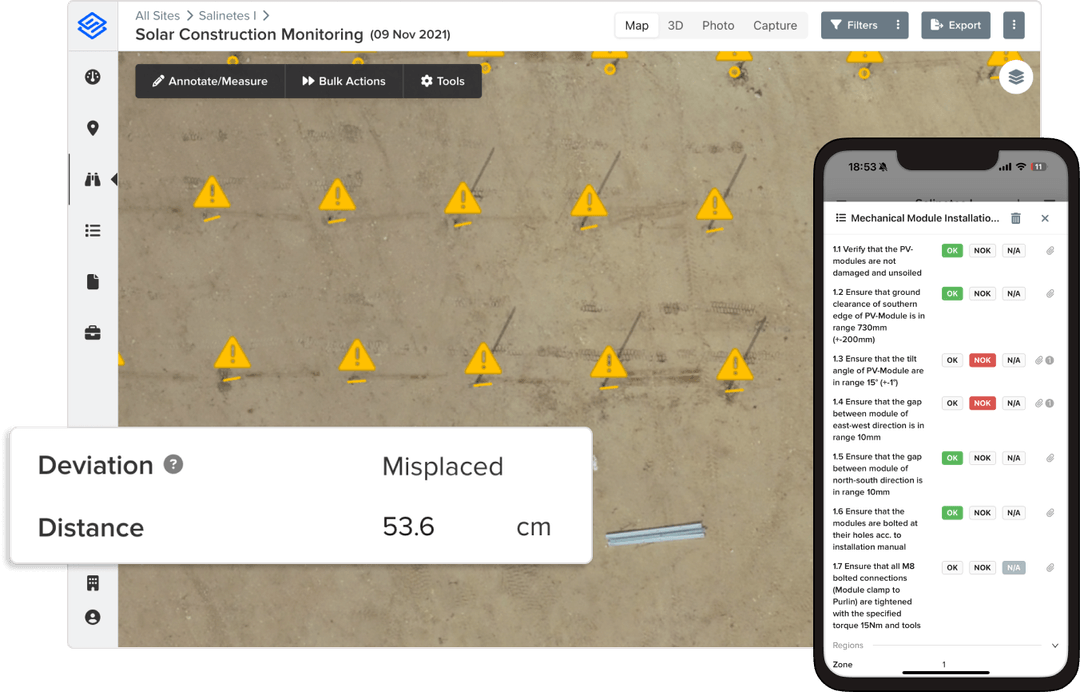 Quality Control Software for Solar - Sitemark