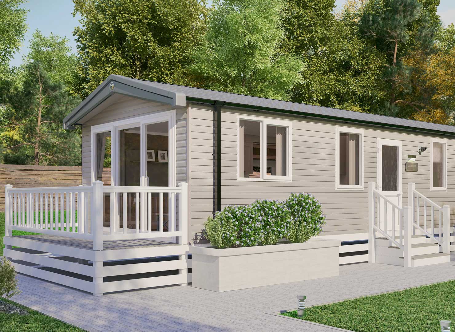 Exterior of the Swift Morlaix holiday home