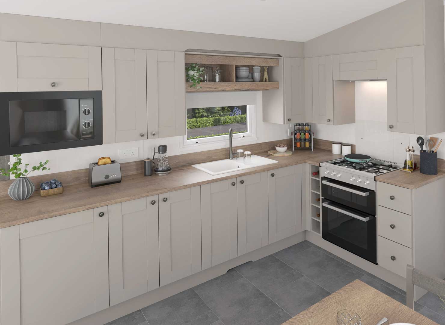 Farmhouse-style kitchen in the Swift Morlaix