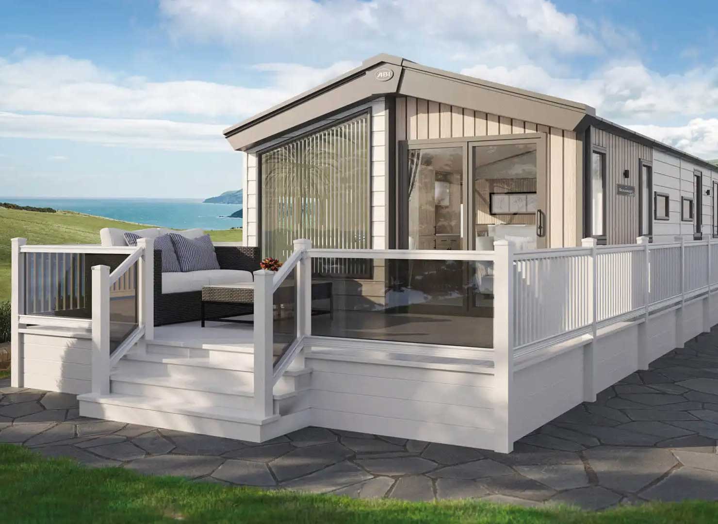 Exterior of the ABI Beaumont with front decking
