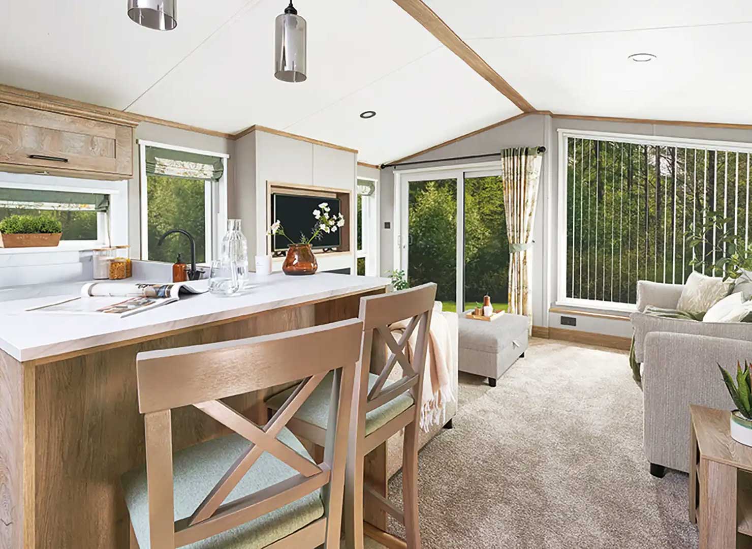 Open-plan living and dining area in the ABI Beaumont