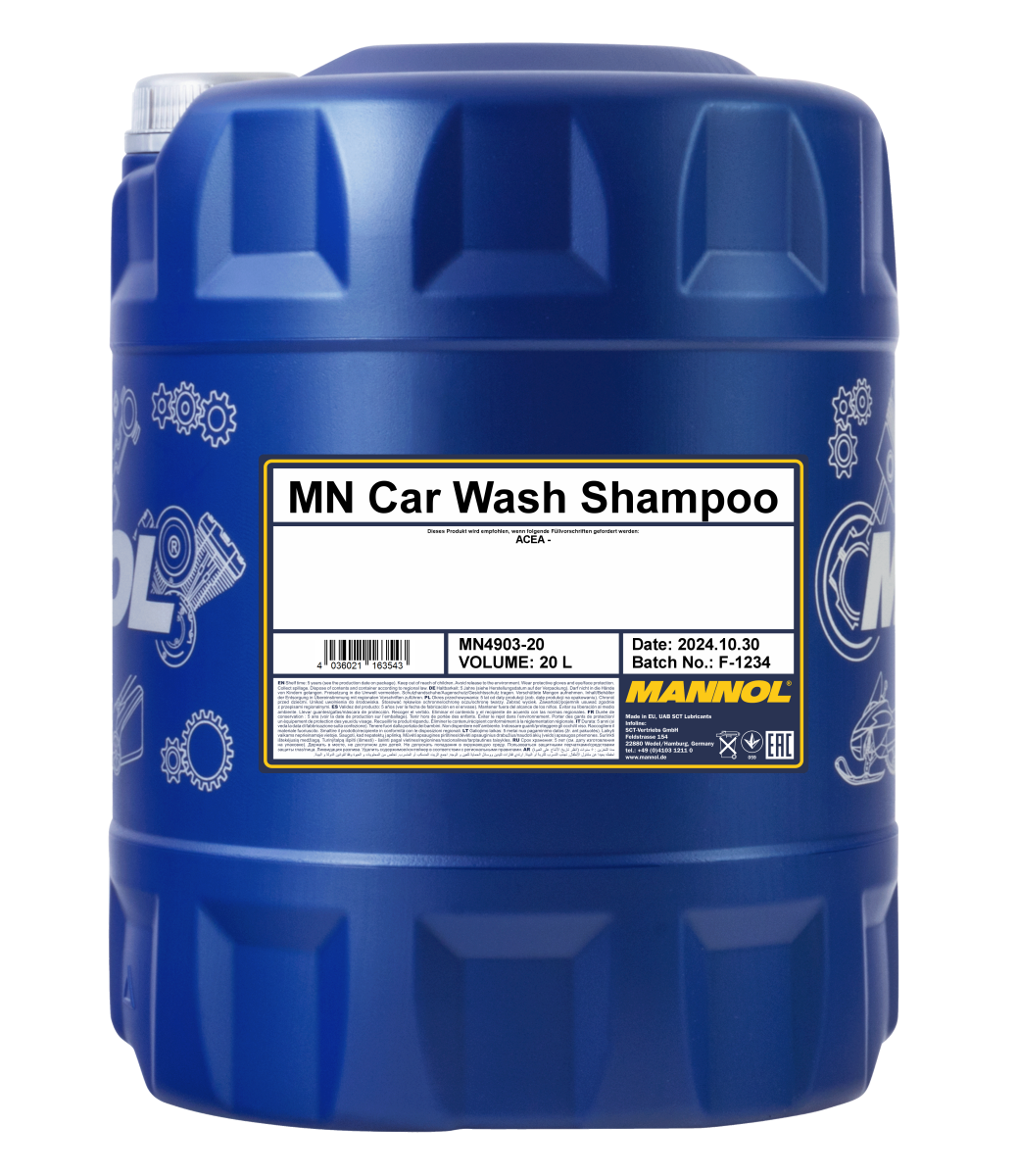 MANNOL Car Wash Shampoo — 4903 front packshot