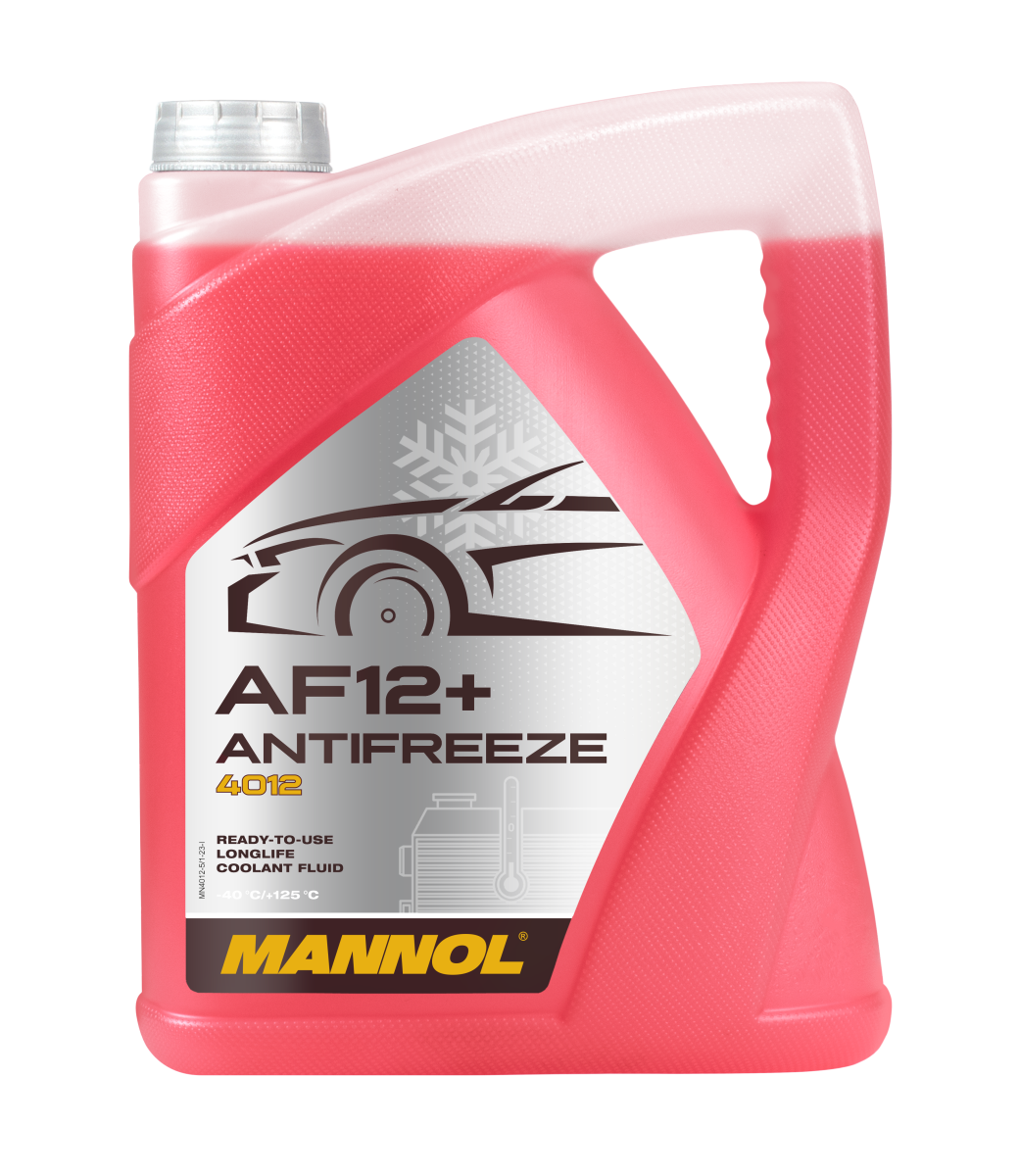 MANNOL Antifreeze AF12+ (-40 °C) Longlife 4012 coolant, front packshot