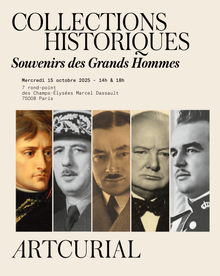 Artcurial - Souvenirs historiques et militaires dont souvenirs de Paul Reynaud.