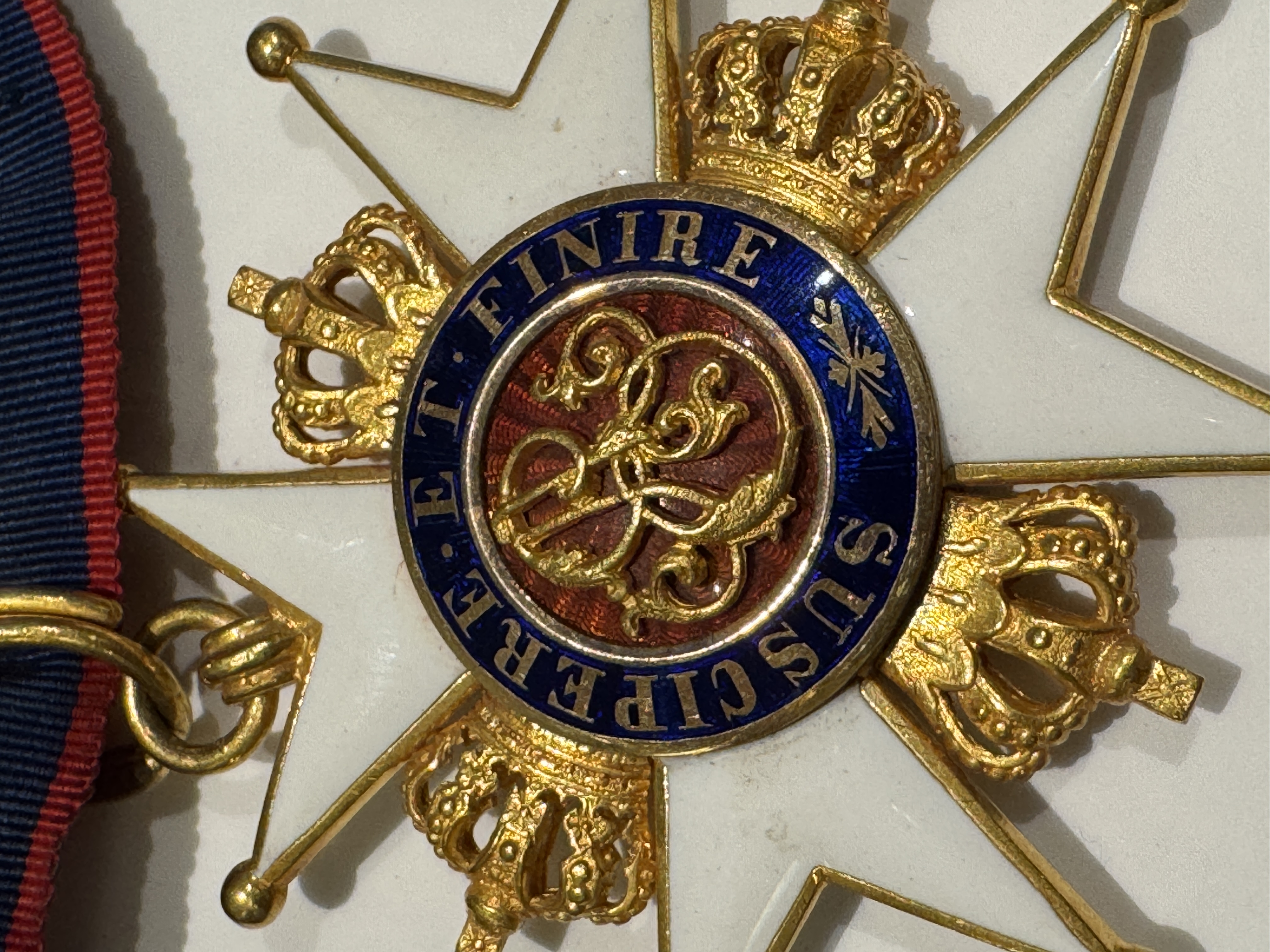 Croix de commandeur de 2e classe de l'ordre d'Ernst August du Hanovre du préfet Louis REMACLE