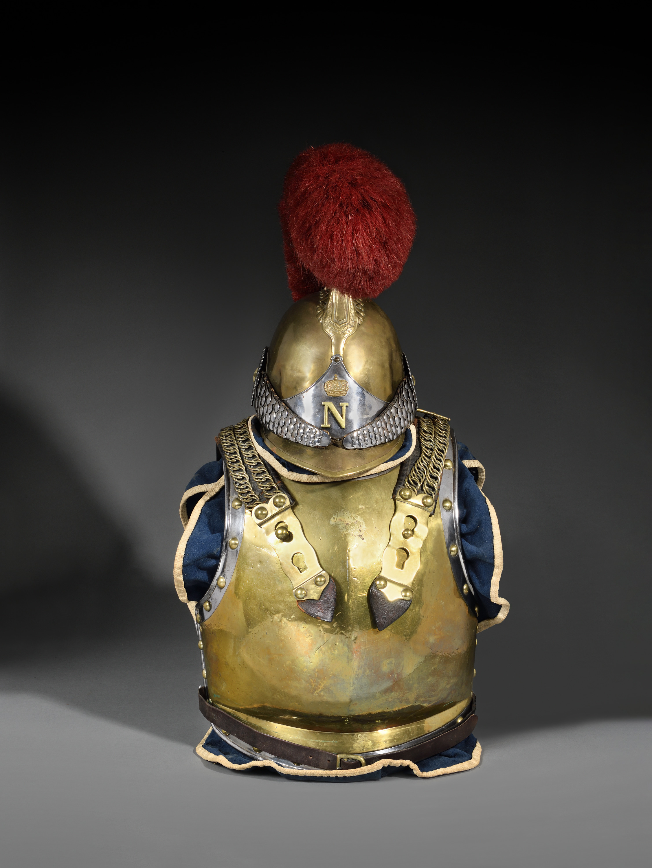 Ensemble casque et cuirasse de carabinier d'époque Premier Empire