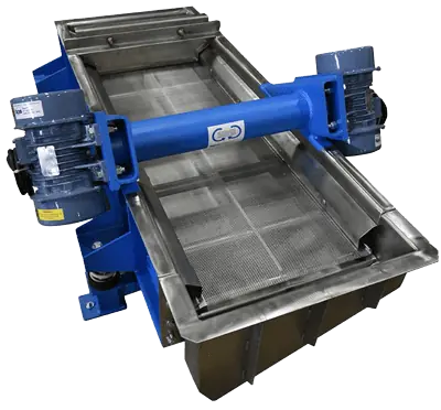 Vibratory Screeners Recycling Machine with Dual Motor Drive and Stainless Steel Mesh Deck for Fine Material Separation