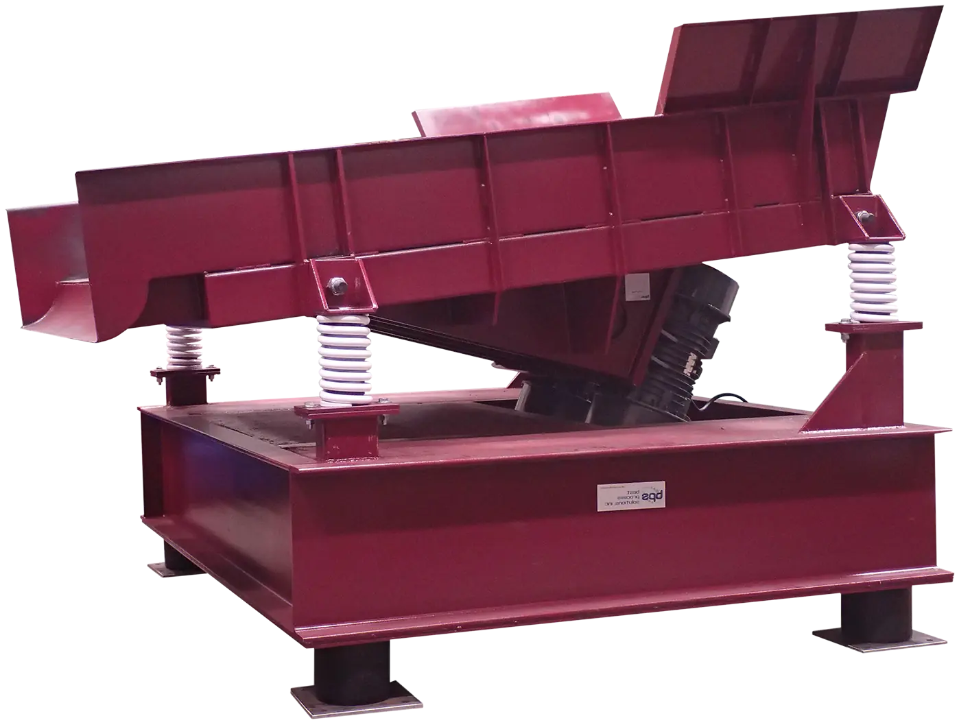Pan Feeders with High-Support Base and Side-Mounted Vibratory Motors for Efficient Material Flow Control