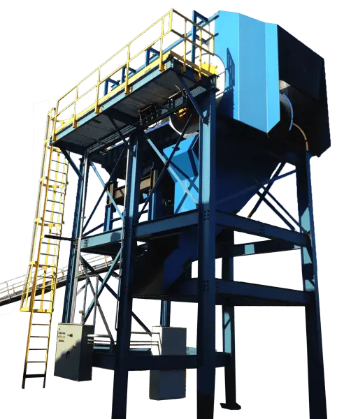 Custom Support Platforms heavy-duty steel structure with elevated access ladder and integrated equipment support system