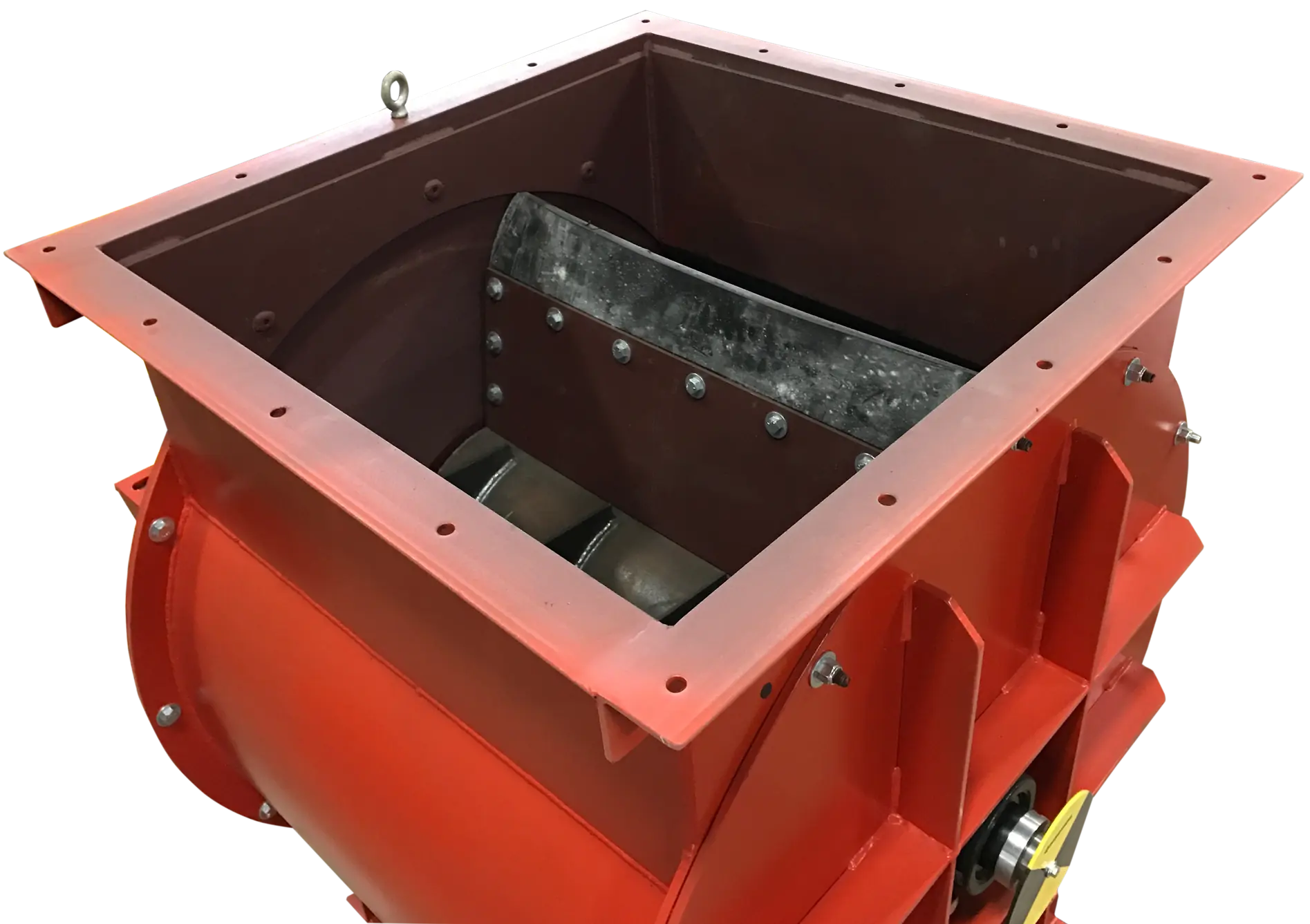 Air Systems rotary airlock feeder with rugged cast housing and precision-engineered rotor blades