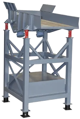 Rotary Electric Feeder with compact support frame for precision material flow in tight plant layouts