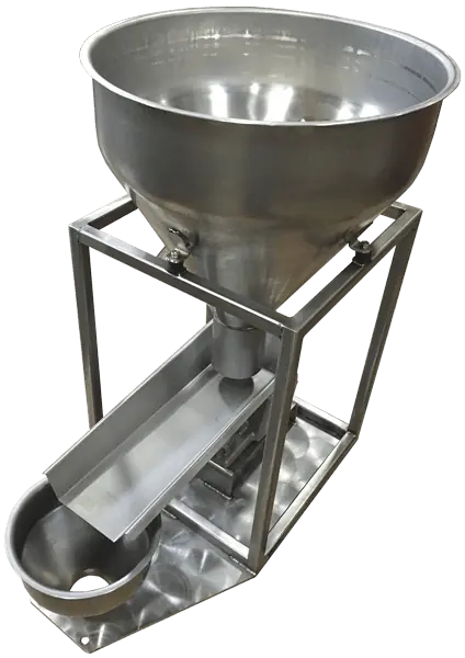 Electromagnetic Vibratory Feeder with stainless steel tray and precision controller for consistent material feed