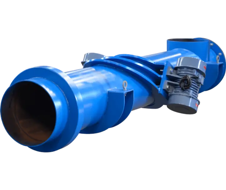 Vibratory Tube Feeder heavy-duty enclosed tubular conveyor for precise bulk material handling