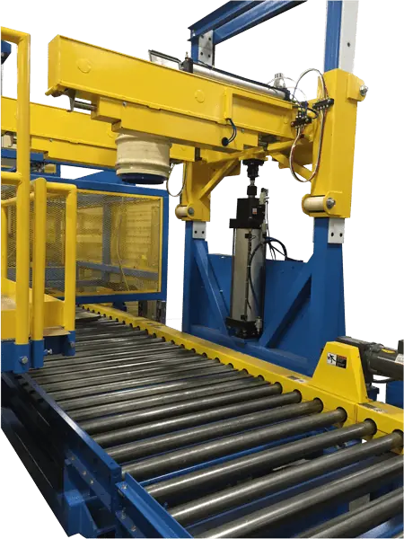 Bulk Bag Filler front view with control panel for precise material filling operations