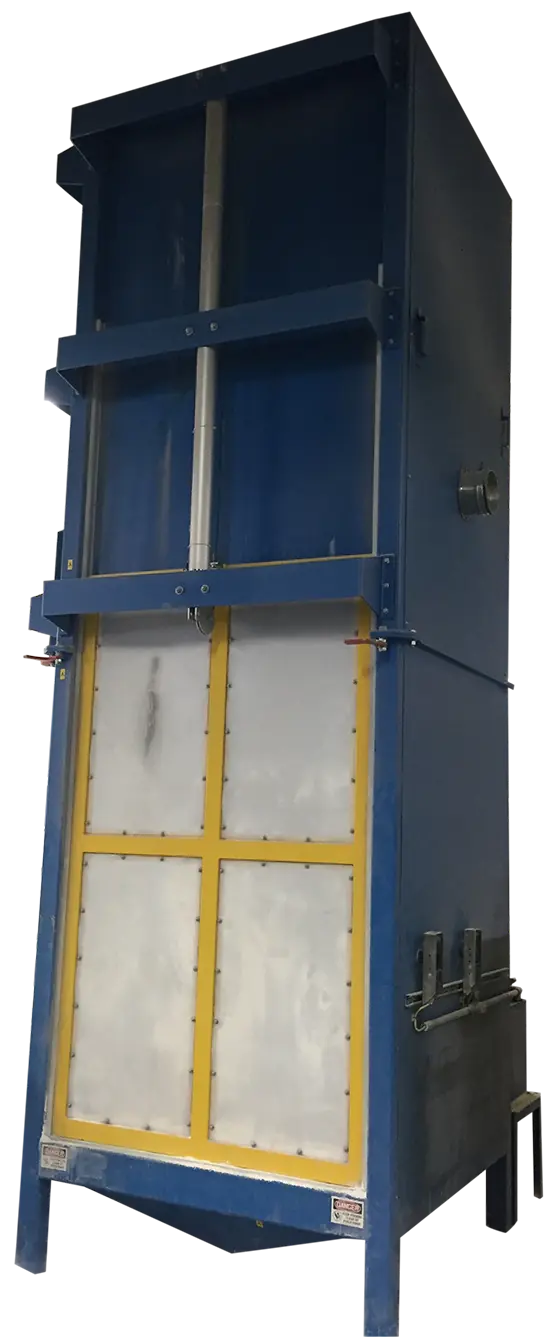 Bulk Bag Compressor with Heavy-Duty Steel Frame and Safety Panels 
