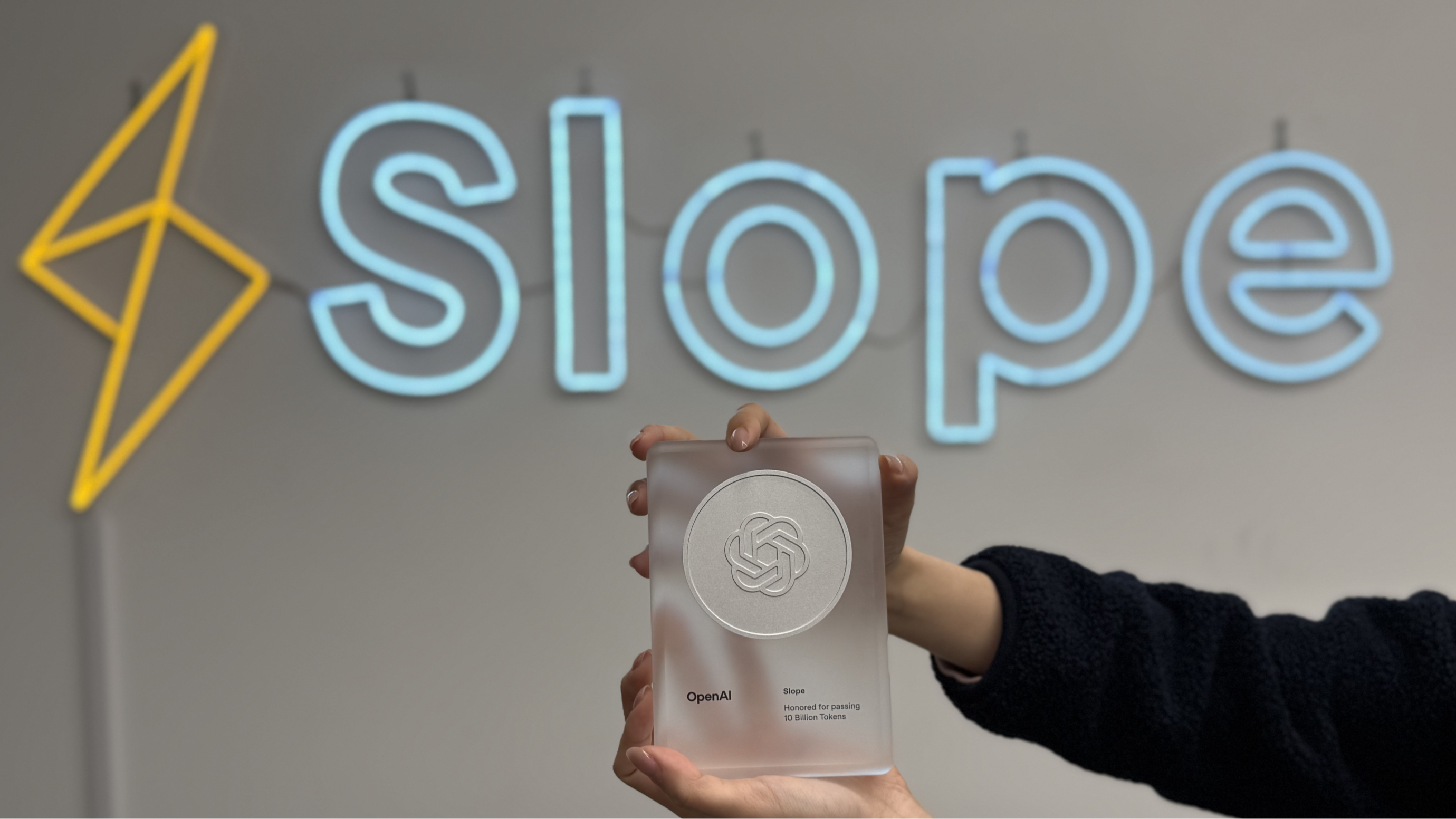 Slope Recognized with OpenAI Token Award for Surpassing 10 Billion Tokens