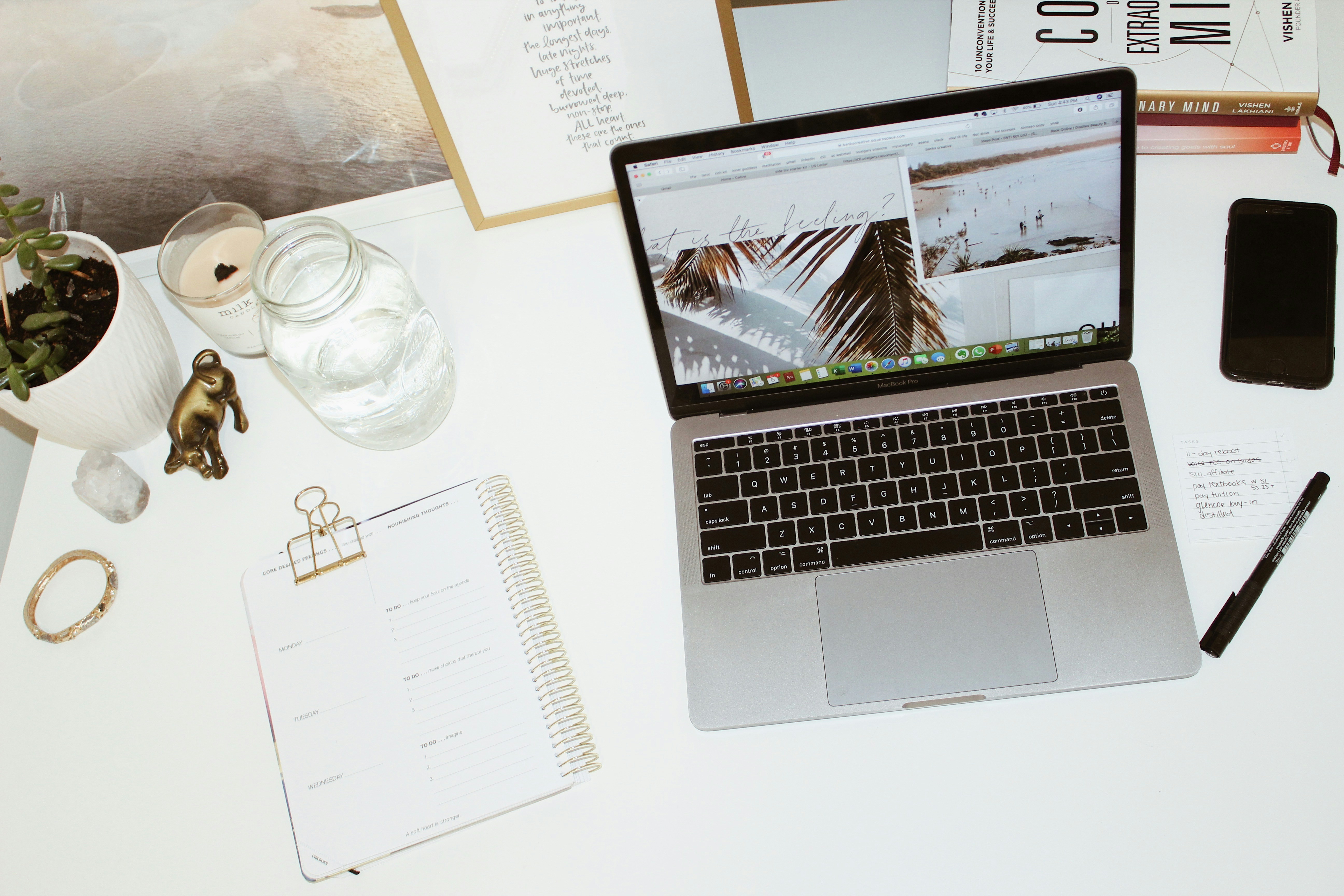 Cost of neglecting website maintenance - small business laptop with site health checklist