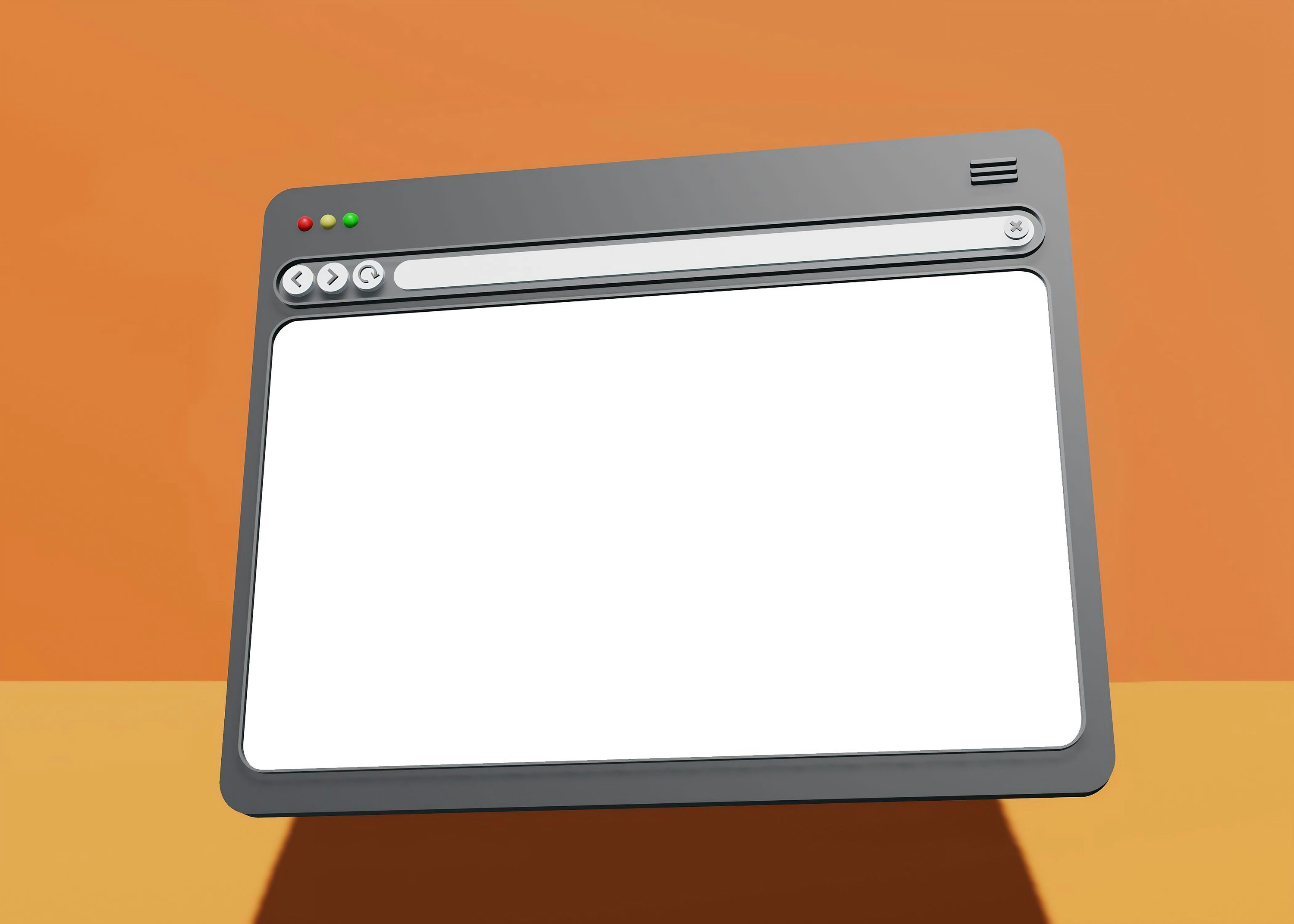 Slow page speed on a small business website - loading progress on a laptop screen