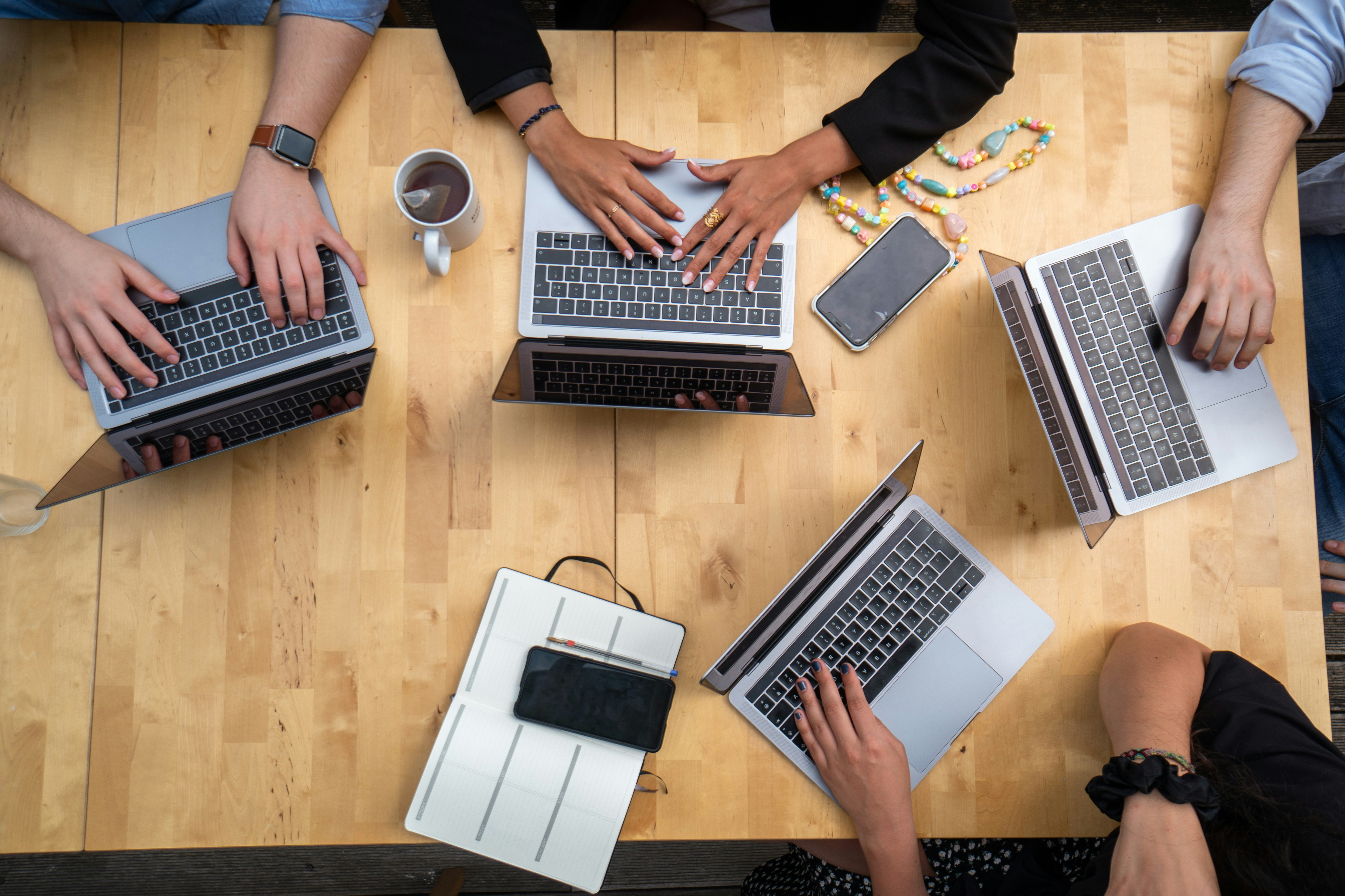 What to look for in a website agency - small business meeting with a web team