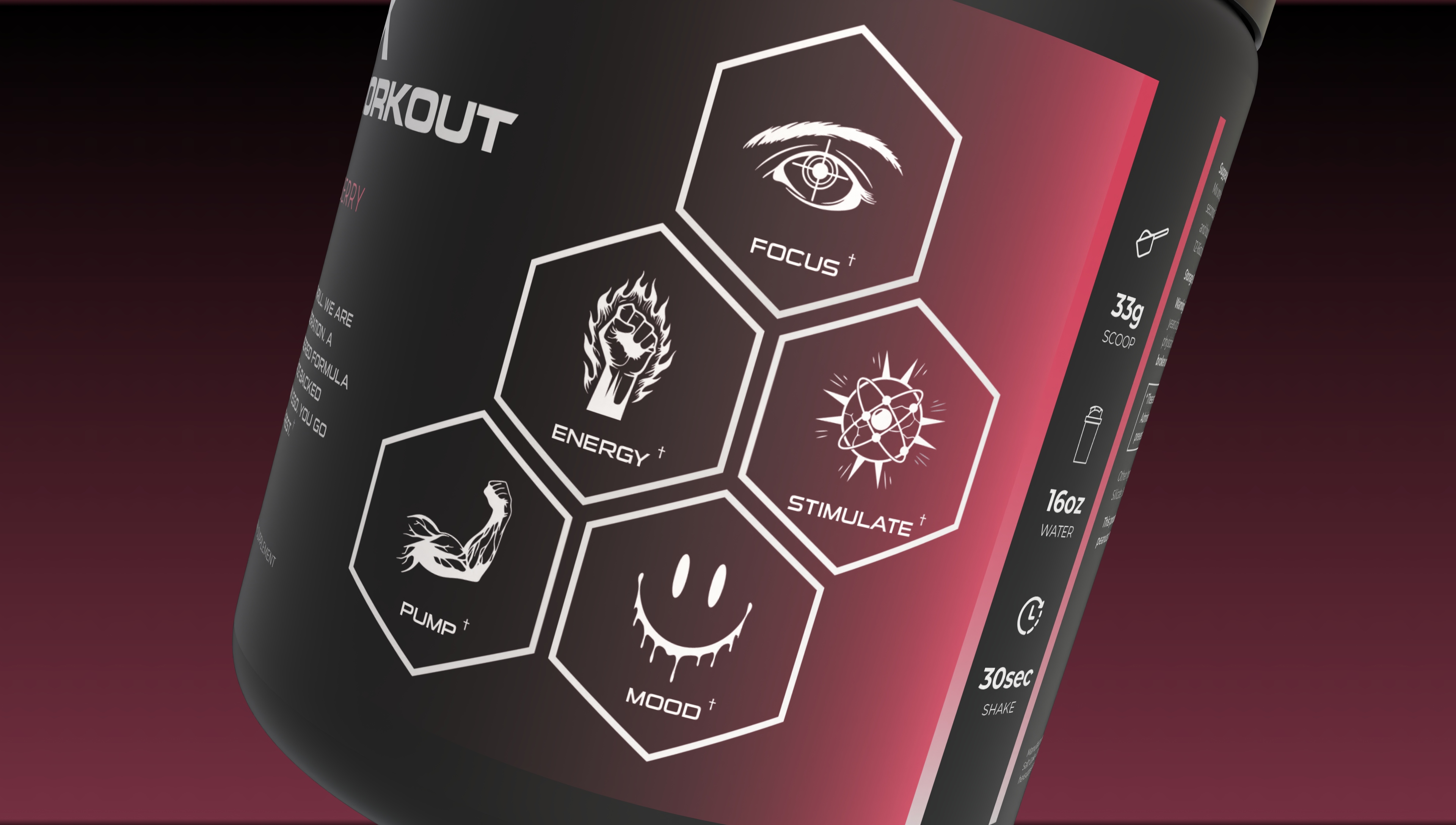 Hex Supps packaging detail photo 3