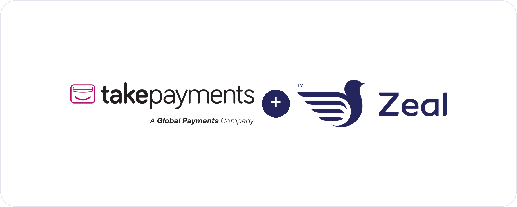 Zeal loyalty runs alongside the Takepayments payment app on the card machine