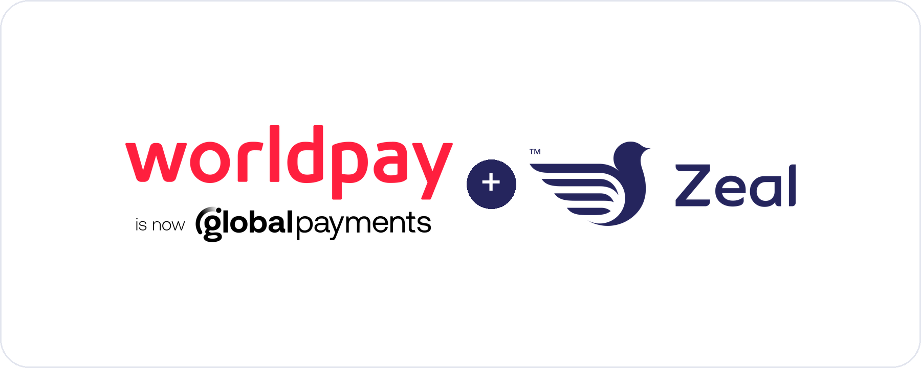 Zeal loyalty runs alongside the Worldpay payment app on the card machine