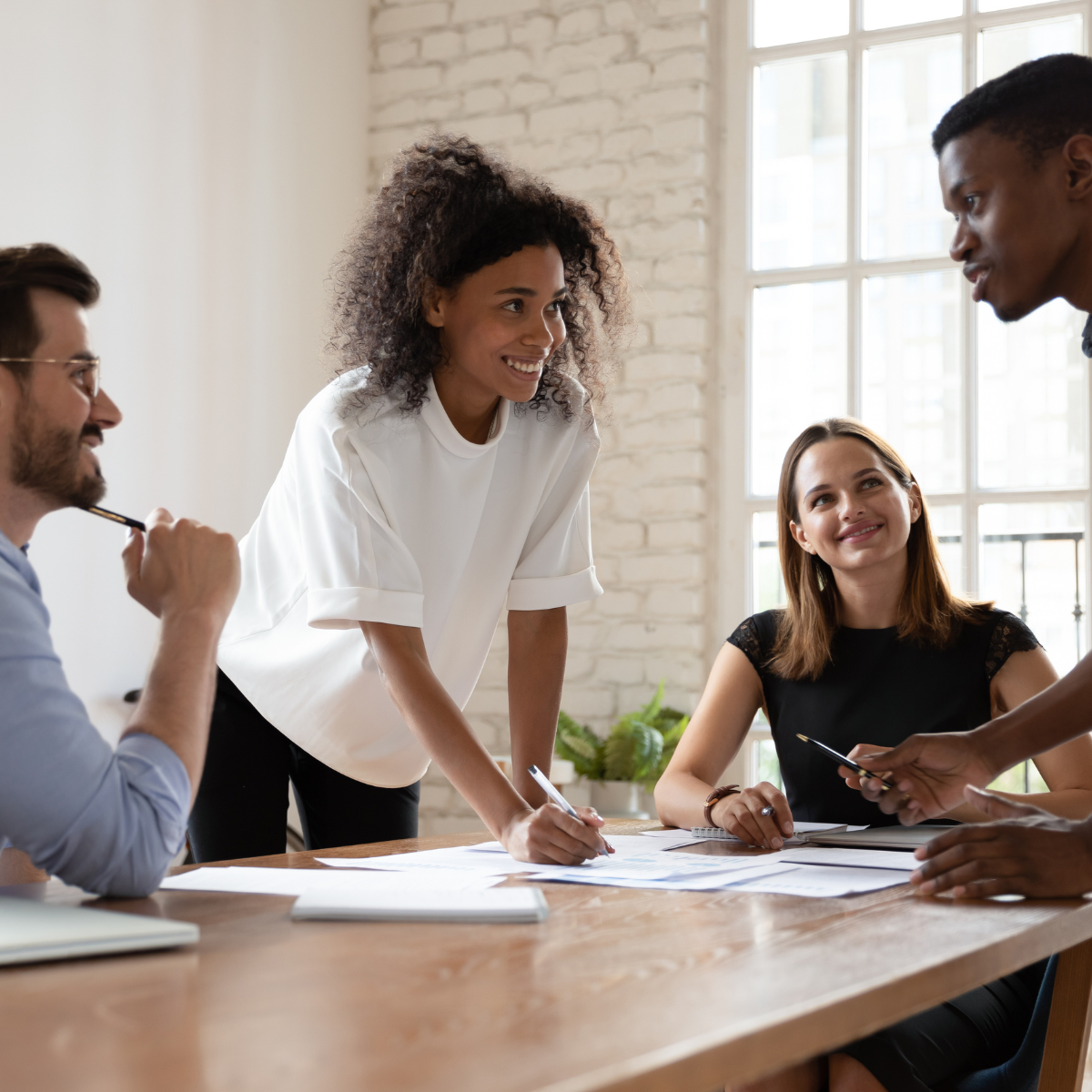 Equipe travaillant ensemble