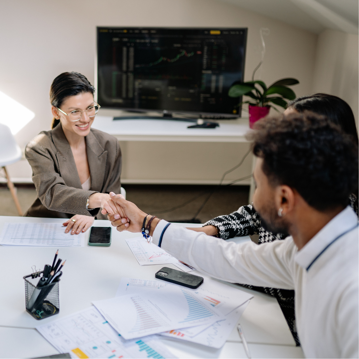 Personne en plein processus de recrutement