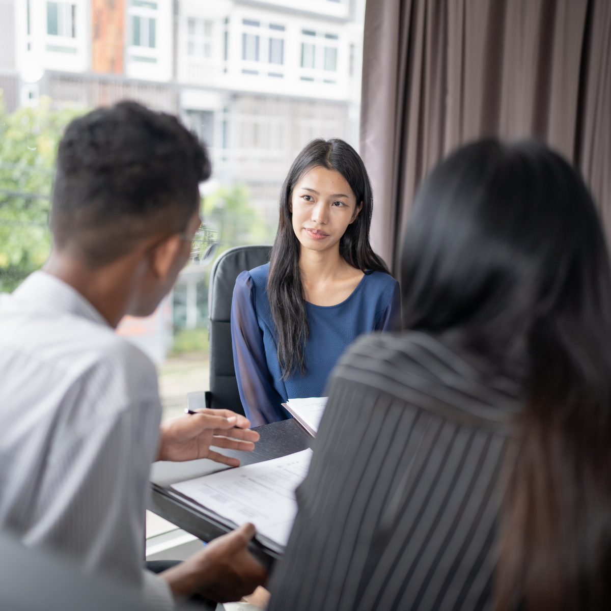 Personne entretien d'embauche