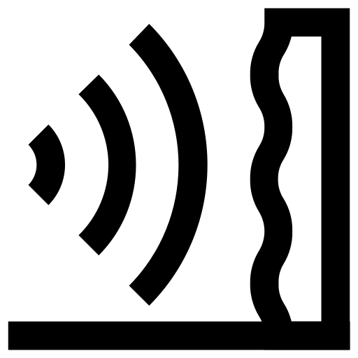 Icône Insonorisation supérieure