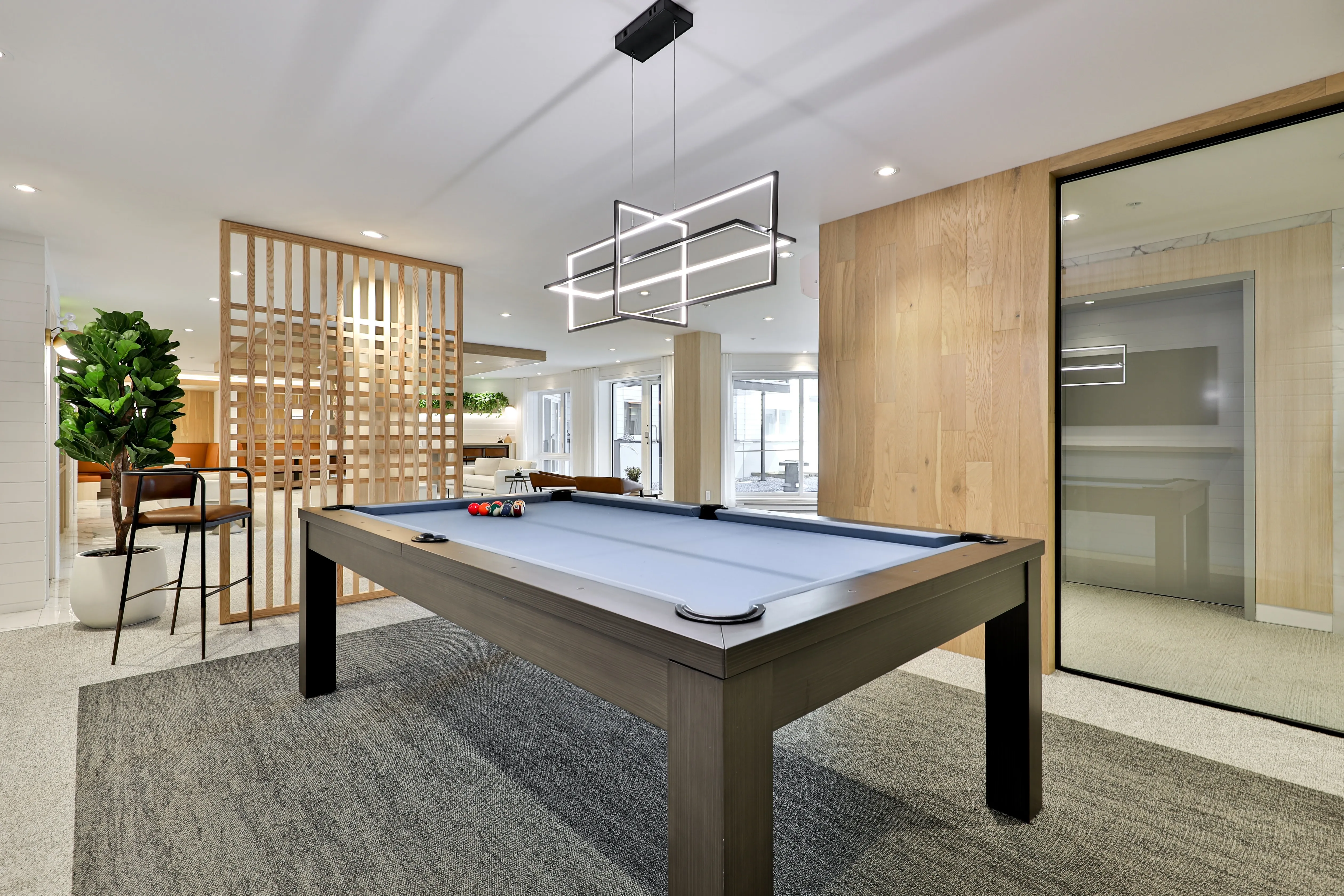 Table billard Lobby des Cimes St-Sulpices