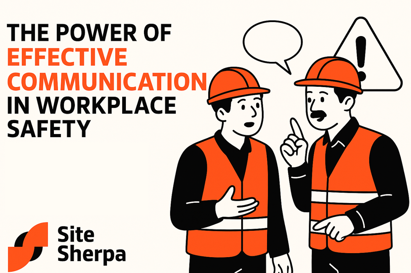 Diverse team working on workplace safety culture