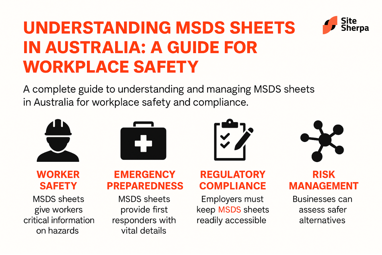 Understanding MSDS Sheets in Australia: A Guide for Workplace Safety