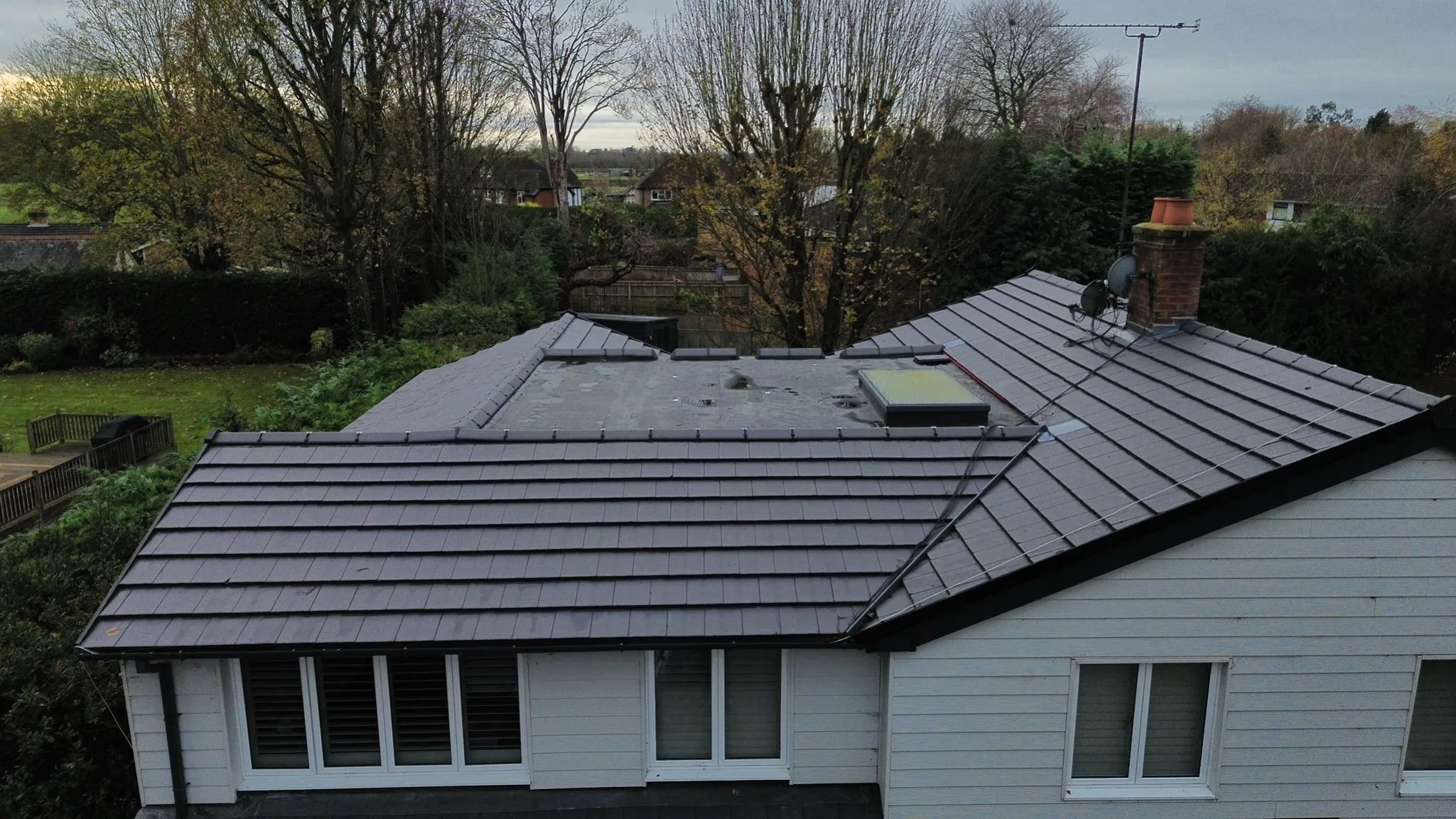 New Roof installed by Alliance Roofing and Building