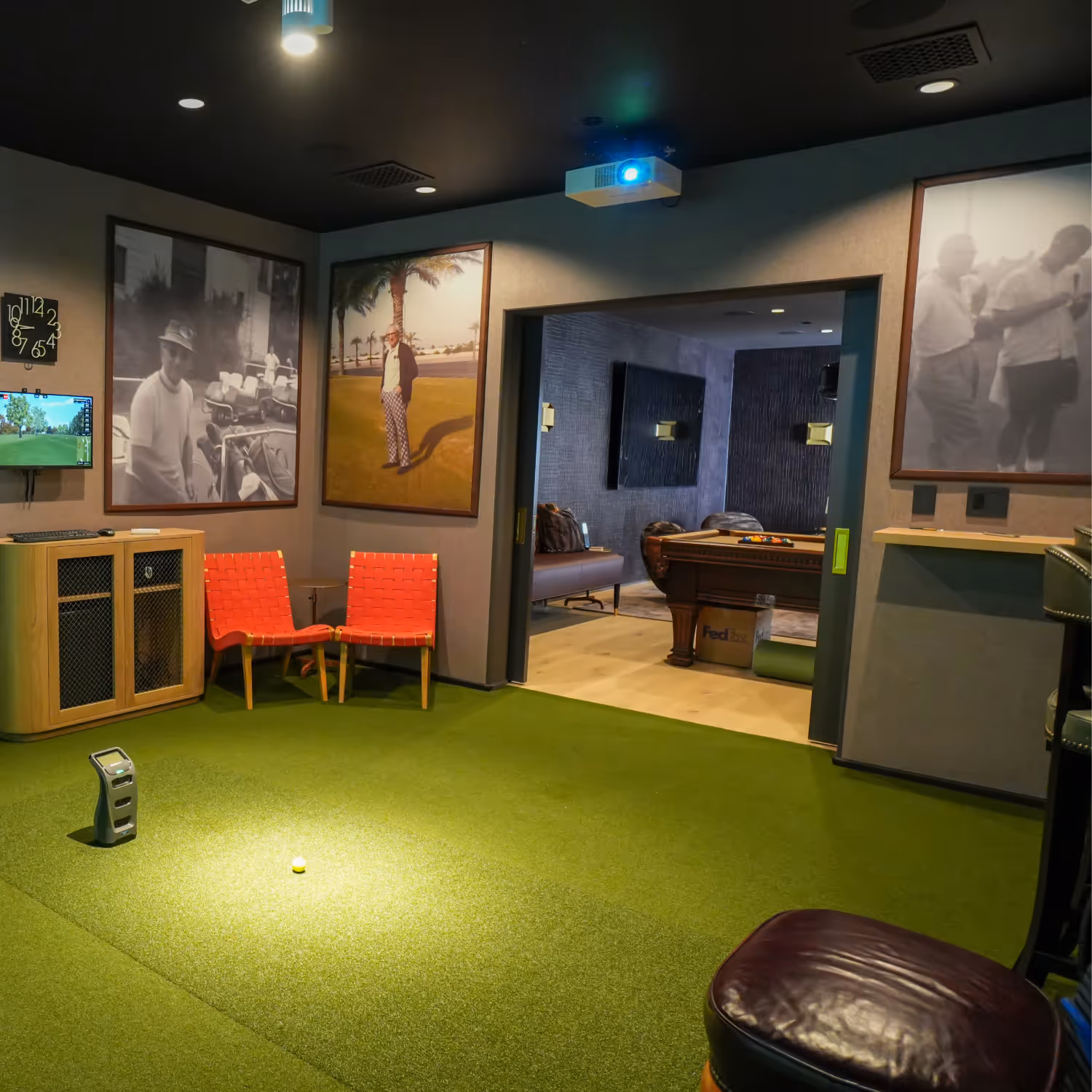 Another angle of an example of a classic interior feel of a showroom.