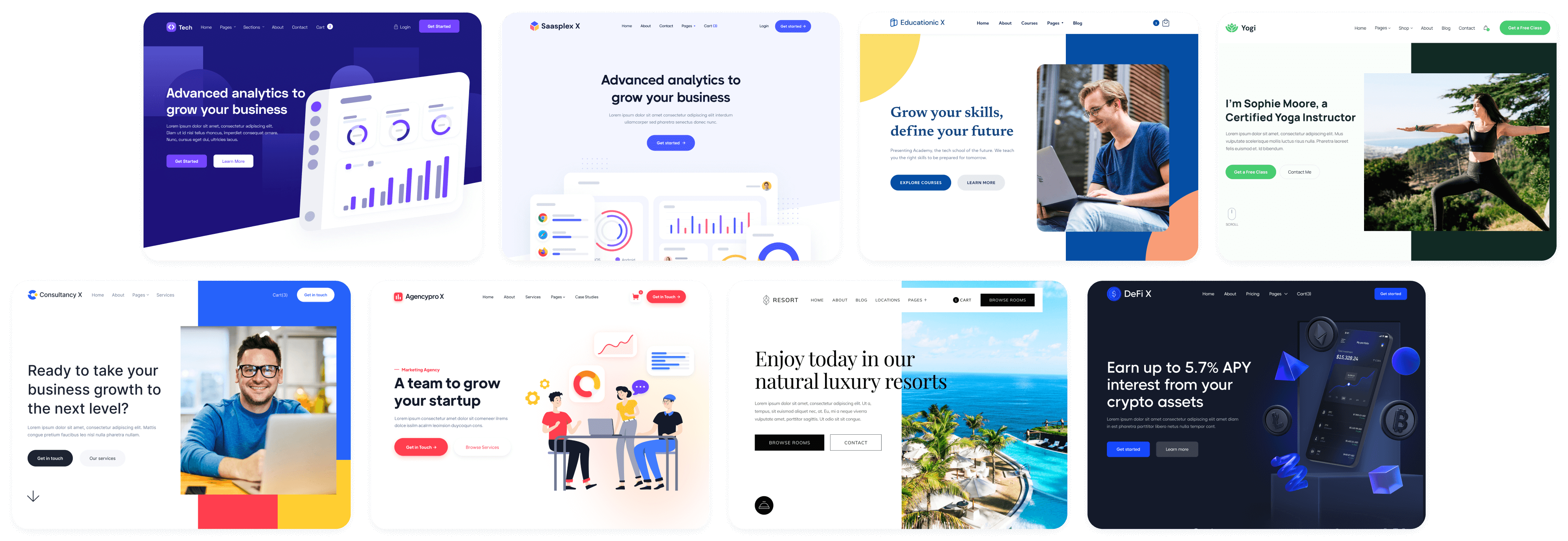 Dev X - Browse all Templates - Development & IT Agency Webflow Template