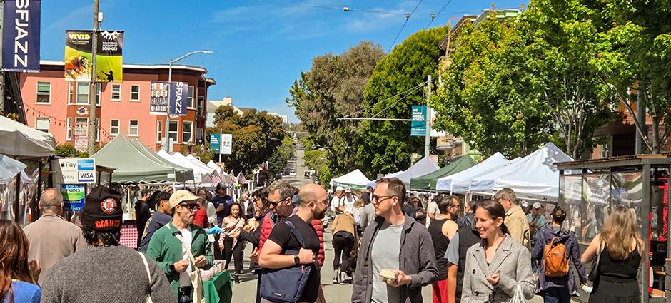 Hayes Valley neighborhood near Custom Fit San Francisco