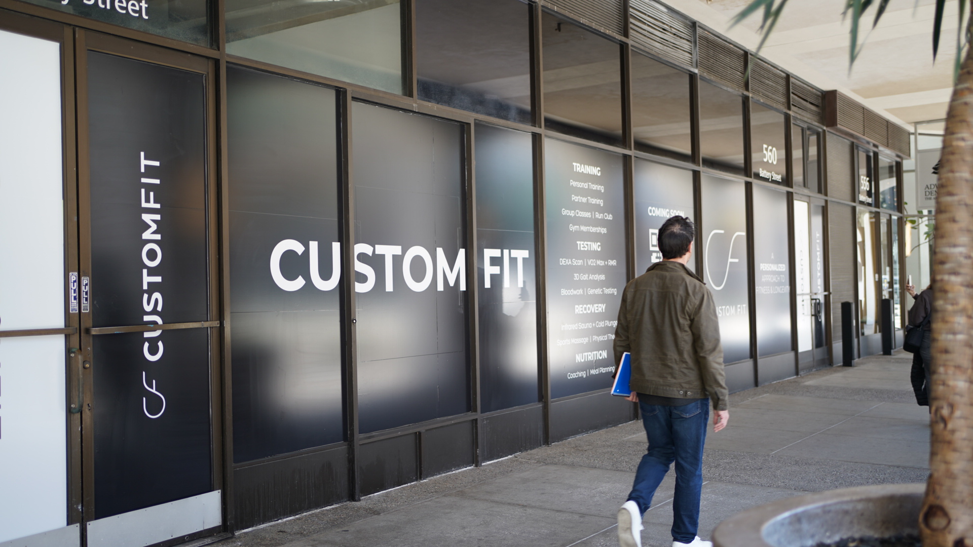 Future Custom Fit location at 570 Battery Street in San Francisco