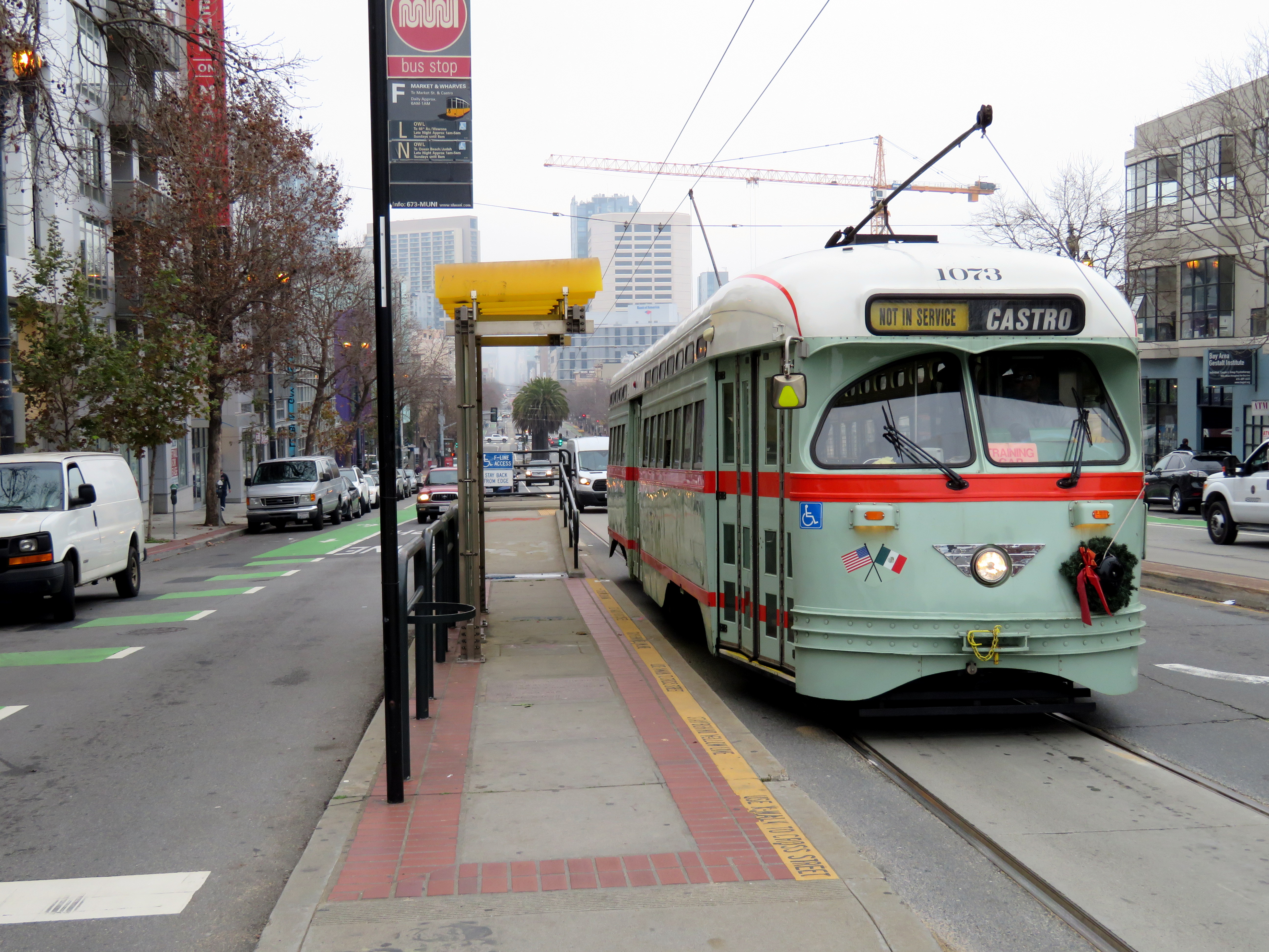 Taking Muni to Custom Fit at Market and Laguna