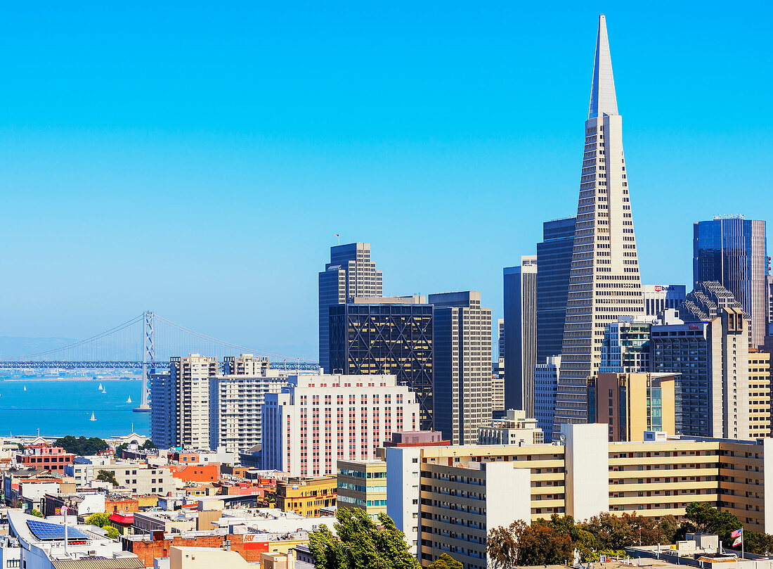 Financial District skyline near Custom Fit San Francisco