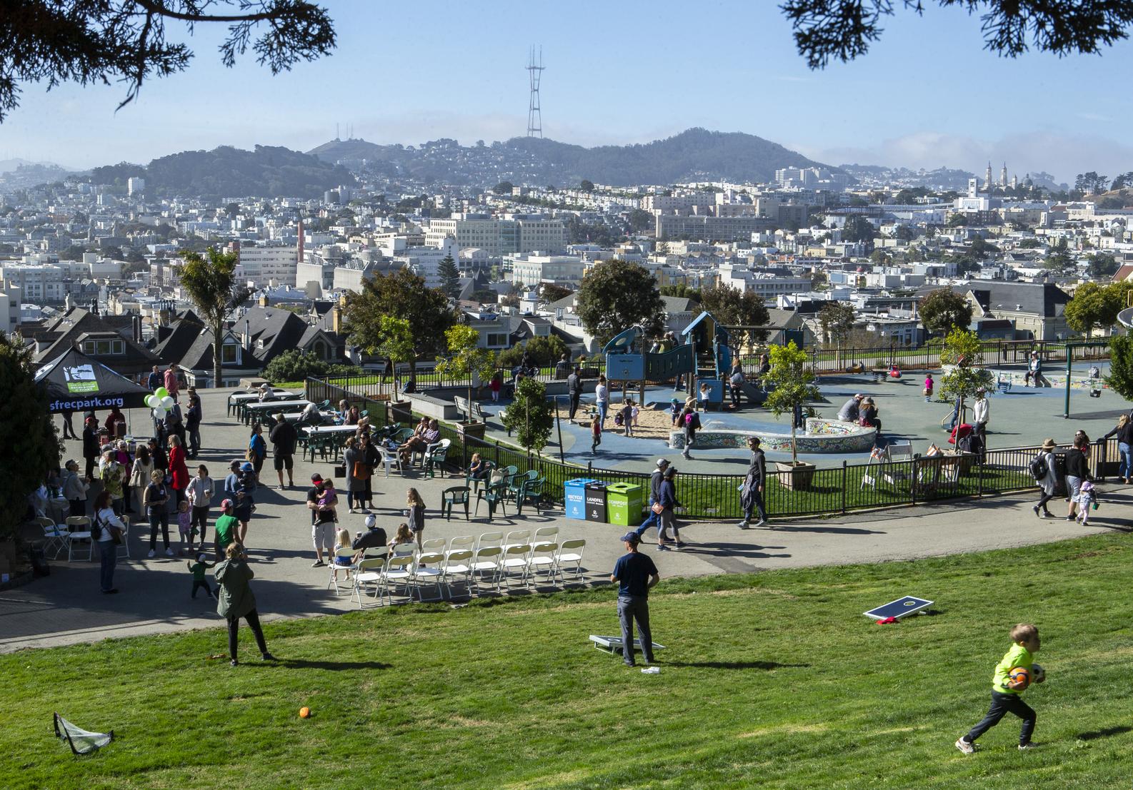 Alta Plaza Park active lifestyle in Pacific Heights
