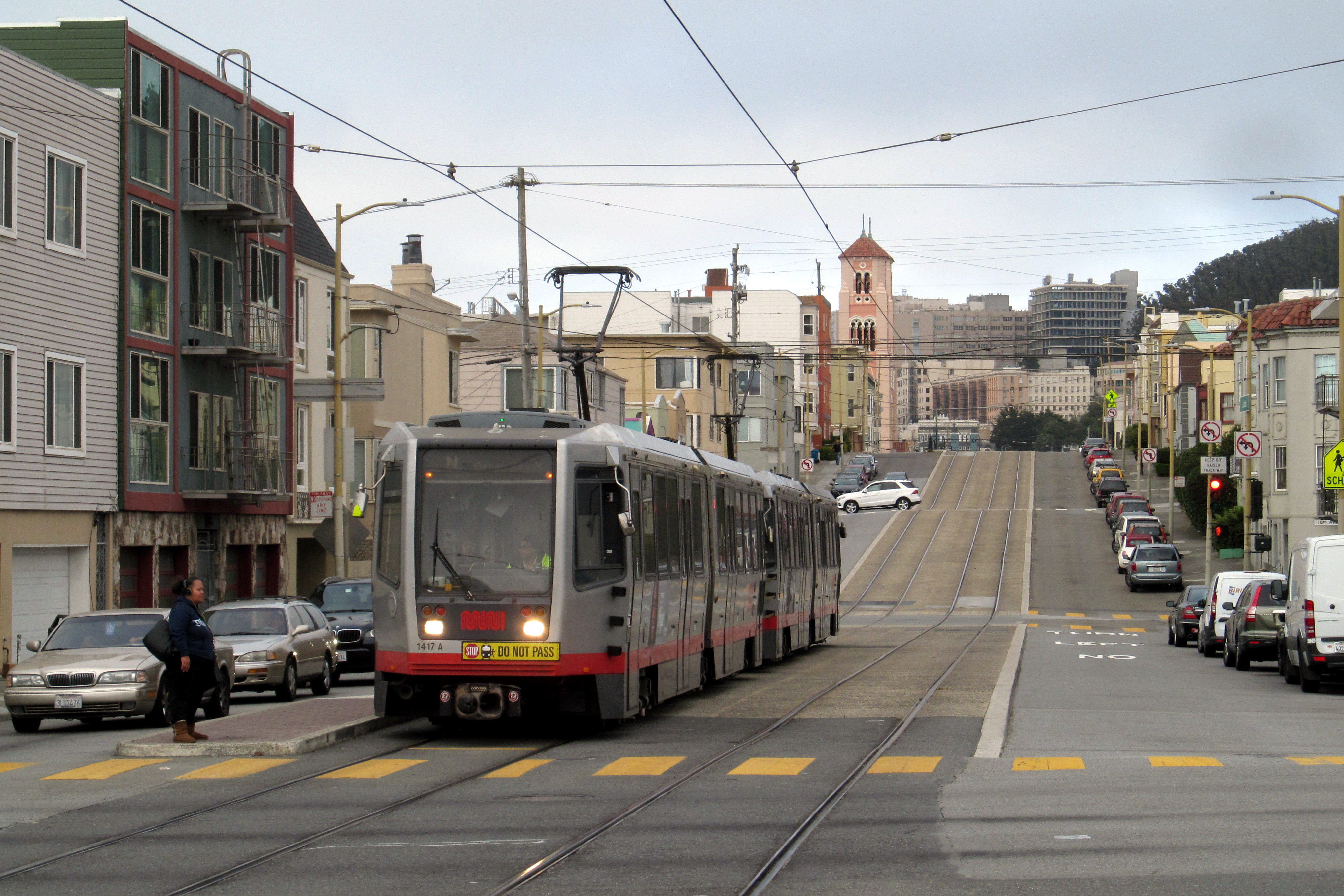 N Judah transit corridor serving Inner Sunset