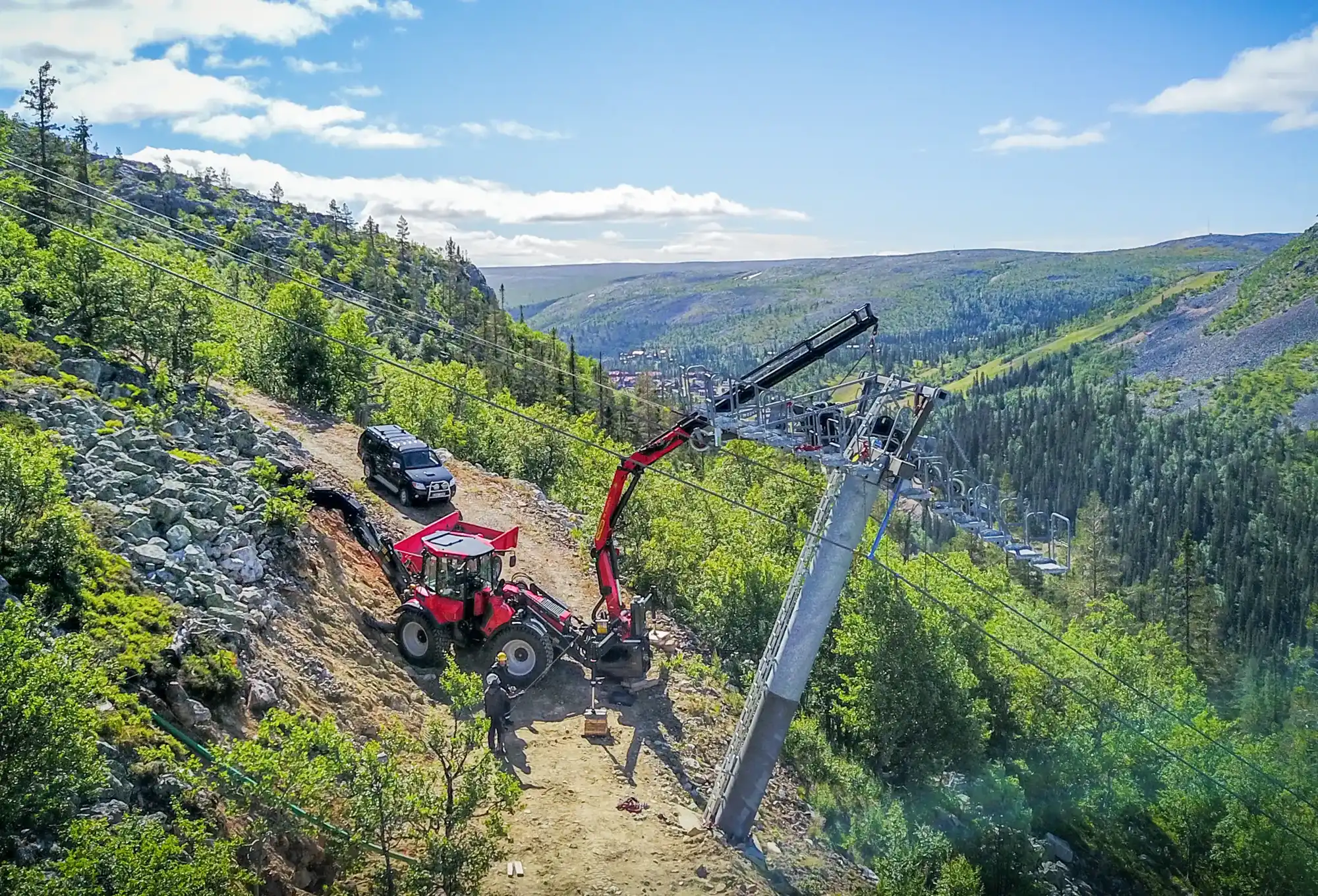 Svarta pister inget hinder för Vemdalsgrävarens HUDDIG 1370