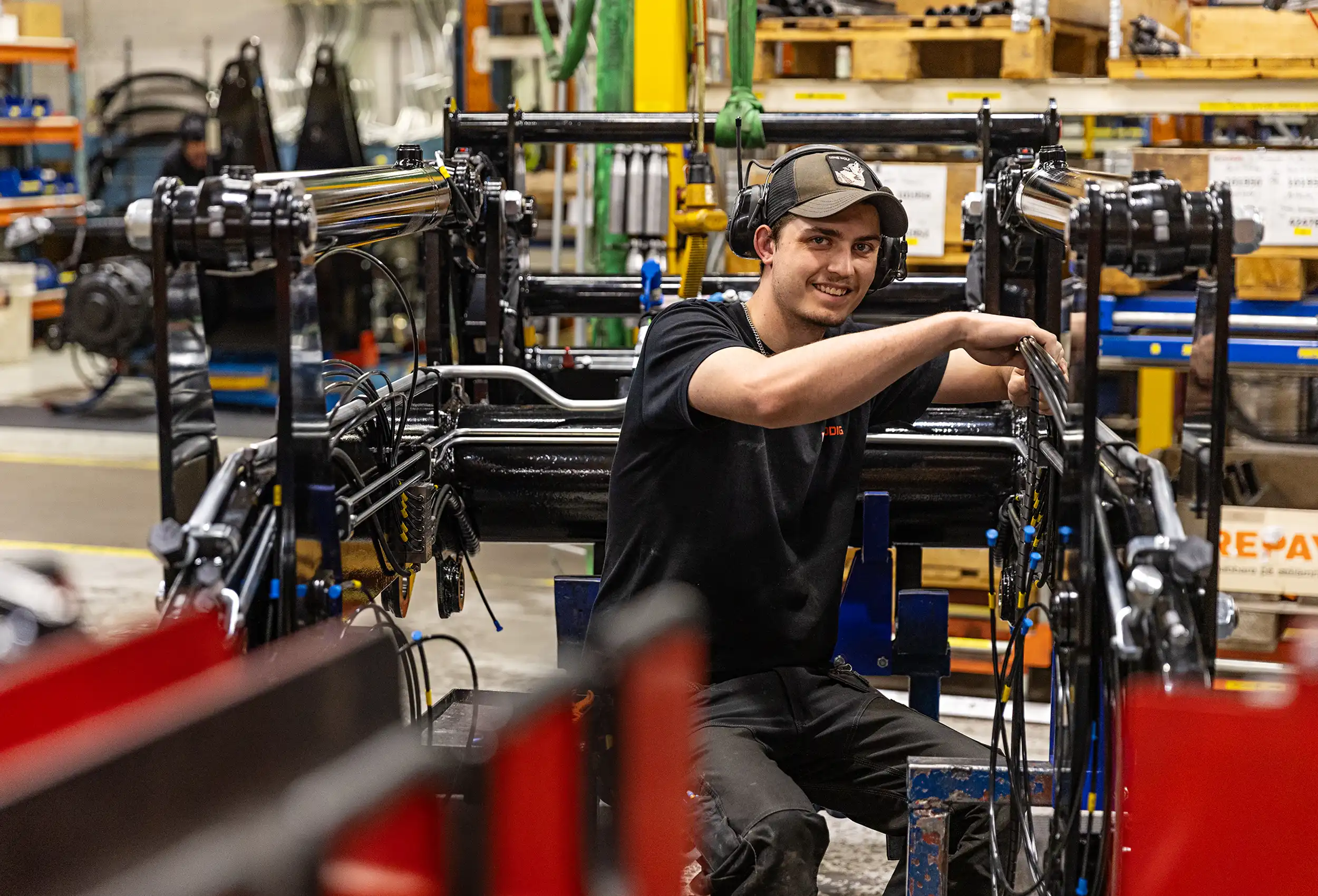 Jobba som montör på Huddig