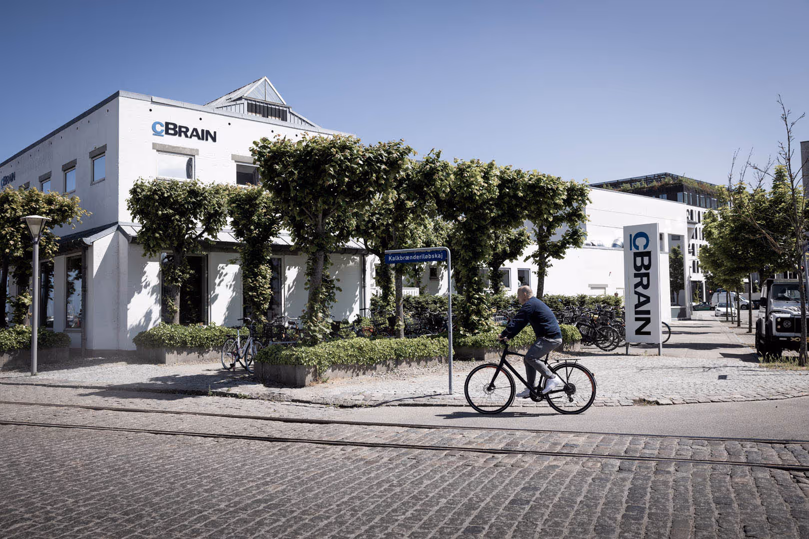 cBrain headquarters in Copenhagen viewed from the street