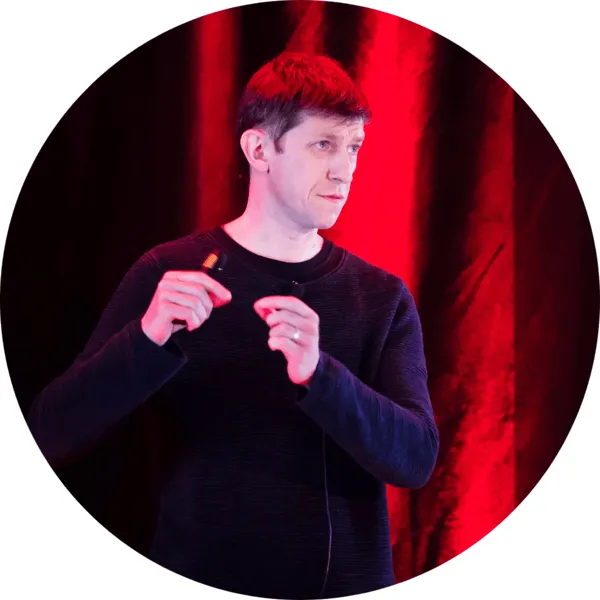 Professional headshot photo of Saša Jurić, Elixir mentor and author of 'Elixir in Action'