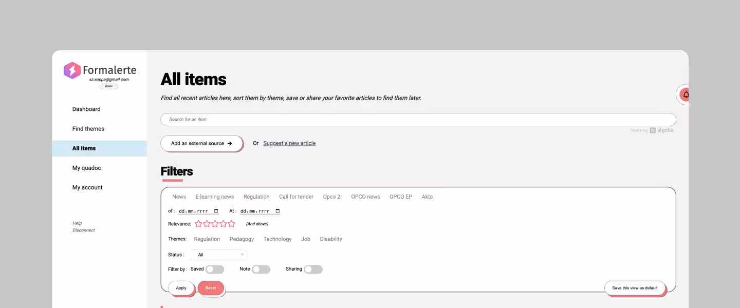 Automated monitoring tool designed for training organization professionals to save time in daily monitoring tasks