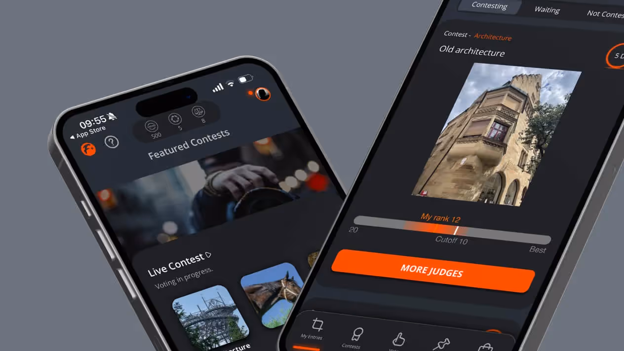 Fotovea photography contest platform with AI-powered ranking system